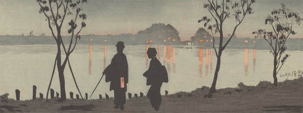 Kiyochika-Sumida River by Night-Detail-1881