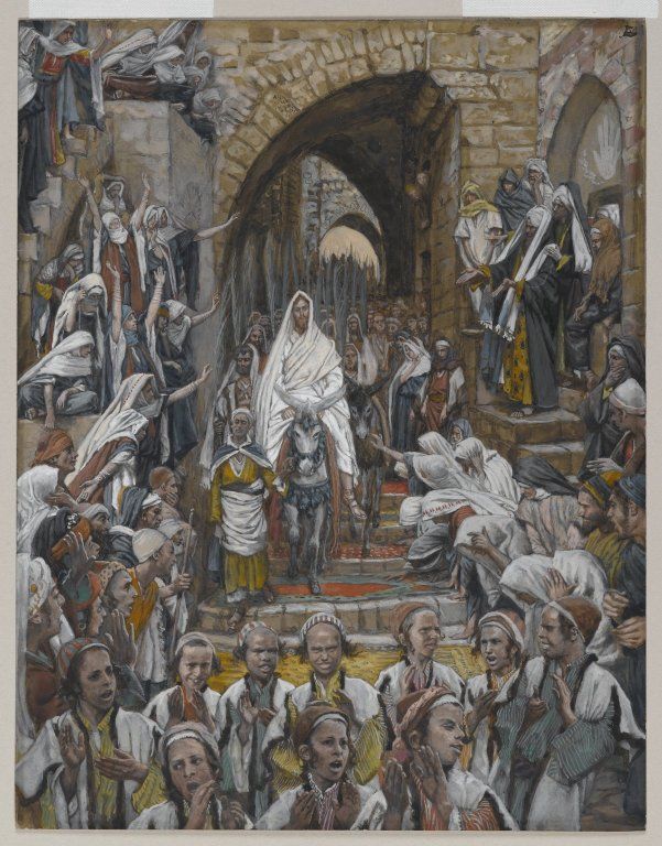 Art_James Tissot_The Procession in the Streets of Jerusalem